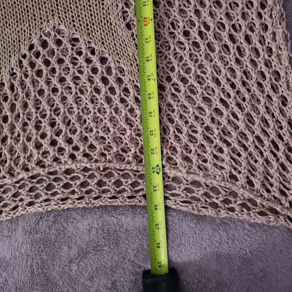 Italian Crochet Gold Star Sweater - Picture 5 of 7